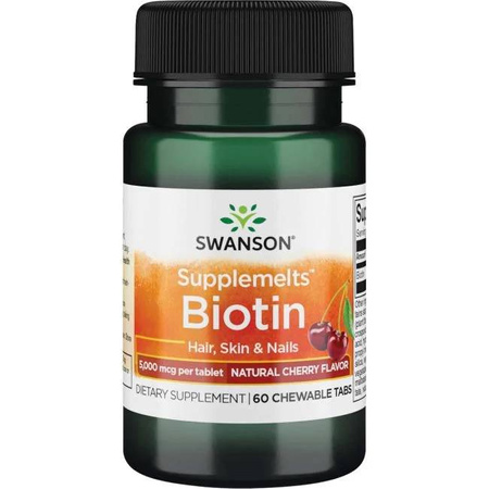 Biotyna 60 tabletek do żucia- suplement diety