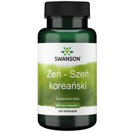 Ginseng - Żeń-Szeń 500mg 100 kaps - suplement diety