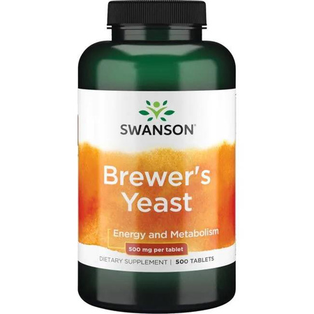 Brewer's Yeast 500mg 500tabs - suplement diety