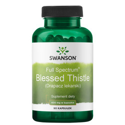 Full Spectrum Blessed Thistle 400mg 90kaps - suplement diety