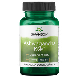 Ashwagandha KSM-66 250mg 60 kaps - suplement diety