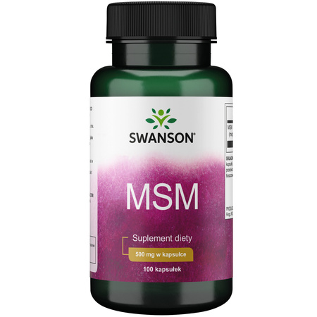 MSM 500mg 100kaps - suplement diety