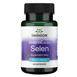 SelenoExcell 200mcg 60kaps - suplement diety