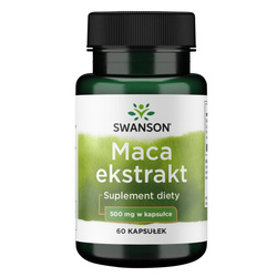 Maca extract 500mg 60 kaps - suplement diety