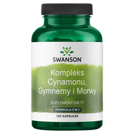 Kompleks Cynamonu, Gymnemy i Morwy 120 kap - suplement diety