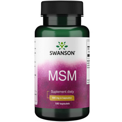 MSM 500mg 100kaps - suplement diety