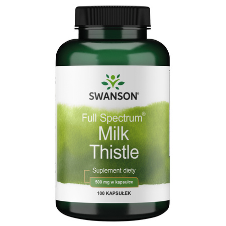Full Spectrum Milk Thistle 500mg 100 kaps - suplement diety