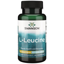 AjiPure L-leucyna 500mg 60 kaps - suplement diety