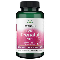 Vegan Prenatal Multi z 200mg DHA i Choliną - suplement diety