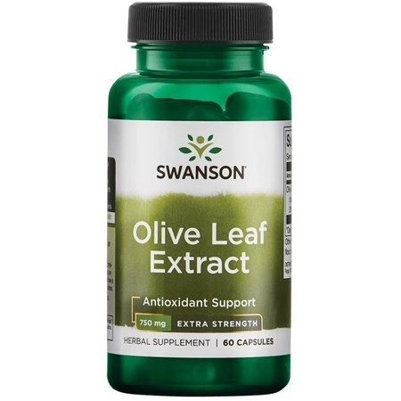 Olive Leaf Extract 750mg 60 kaps - suplement diety