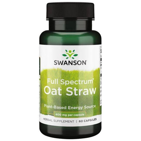 Full Spectrum Oat Straw (Owies zwyczajny) 400mg 60k - suplement diety