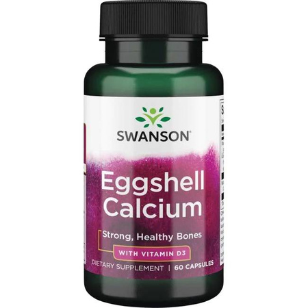 Eggshell Calcium & Vitamin D-3 60 kaps - suplement diety