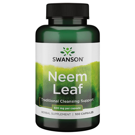Neem Leaf 500mg 100kaps - suplement diety