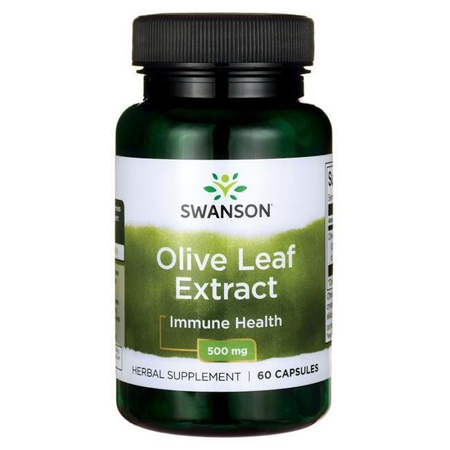 Olive Leaf Extract 500mg 60 kaps - suplement diety