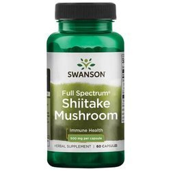 Shiitake grzybek 500mg 60kaps - suplement diety