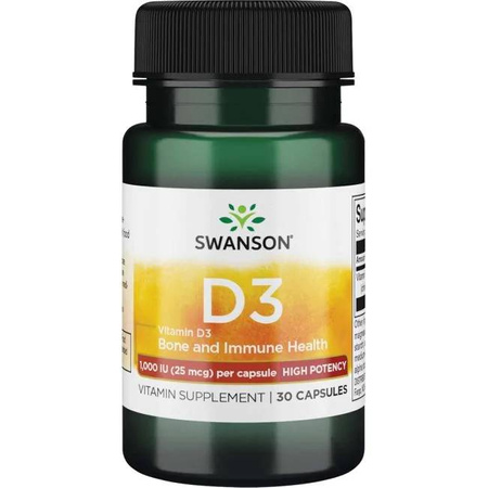 Witamina D-3 1000IU 30kaps - suplement diety