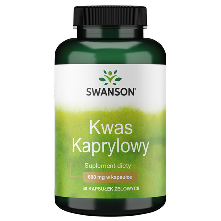 Kwas kaprylowy 600mg - suplement diety