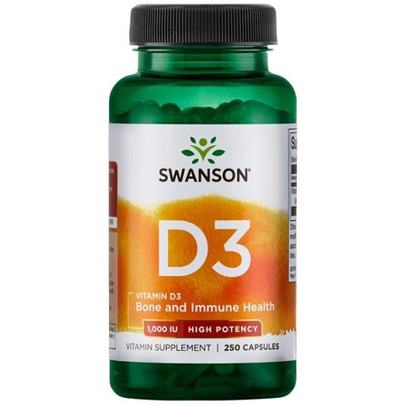 Witamina D-3 1000IU 250kaps - suplement diety