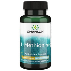 AjiPure L-metionina 500mg 60kaps - suplement diety