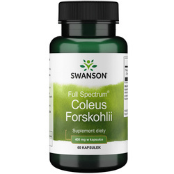 Full Spectrum Coleus Forskohlii 400mg 60 kaps - suplement diety