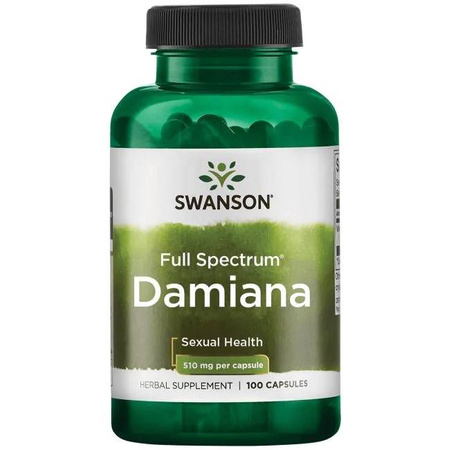 Damiana 510mg 100 kaps - suplement diety