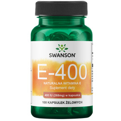 Witamina E Naturalna 400IU 100kaps - suplement diety