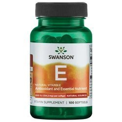 Witamina E Naturalna 200IU 100kaps - suplement diety