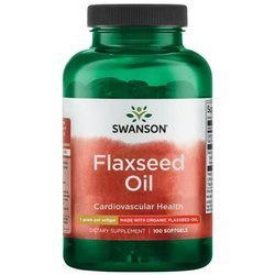 Flaxseed Oil 1000mg 100kaps żel- suplement diety
