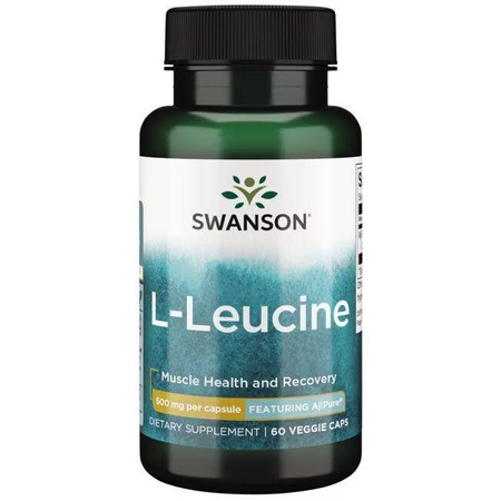 AjiPure L-leucyna 500mg 60 kaps - suplement diety