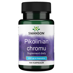 Chrom pikolinian 200mcg 100kaps - suplement diety