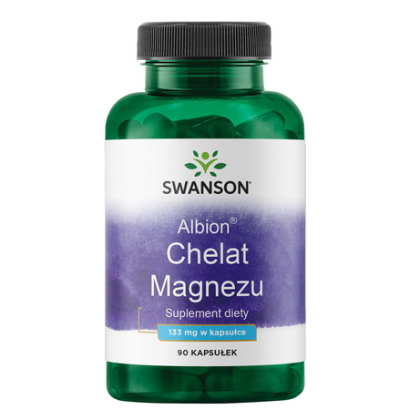 Albion Chelat Magnezu 133mg  90 kaps - suplement diety