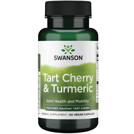 Tart Cherry & Turmeric - Features HiActives Tart Cherry - suplement diety