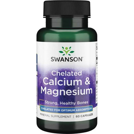 Albion Chelat Wapnia i Magnezu 60 kaps - suplement diety