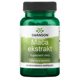 Maca extract 500mg 60 kaps - suplement diety