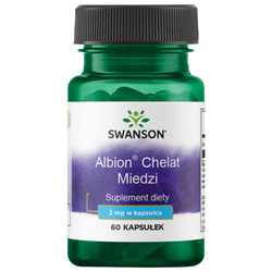 Albion Chelat Miedzi 2mg 60 kaps - suplement diety