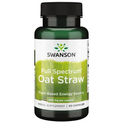 Full Spectrum Oat Straw (Owies zwyczajny) 400mg 60k - suplement diety