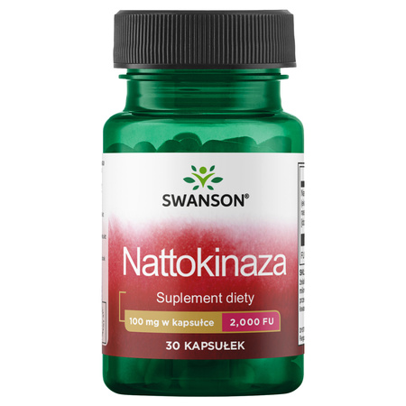 Nattokinaza 100mg 2000 FU 30 kaps - suplement diety