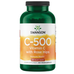 Witamina C500 + dzika róża 400kaps - suplement diety