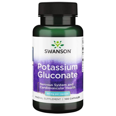 Glukonian potasu 100kaps - suplement diety