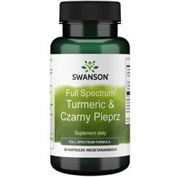 Full Spectrum Turmeric & Czarny pieprz 60 kaps - suplement diety