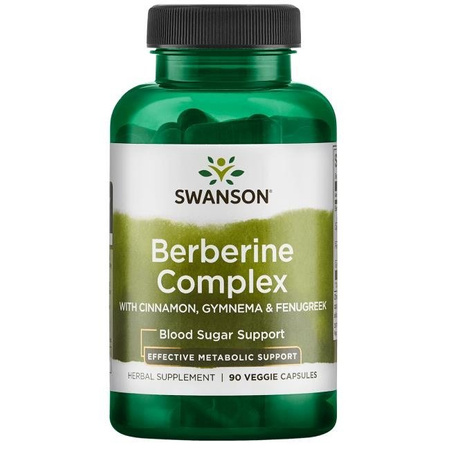 Berberyna kompleks 90 kaps - suplement diety
