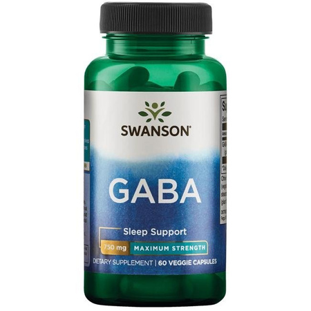 GABA forte 750mg 60kaps - suplement diety