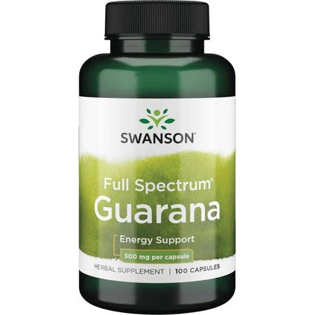Guarana 500mg 100kaps - suplement diety