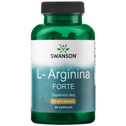 L-arginina forte 850mg 90 kaps - suplement diety