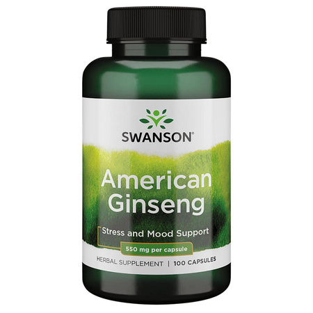 American Ginseng 550mg 100kaps - suplement diety